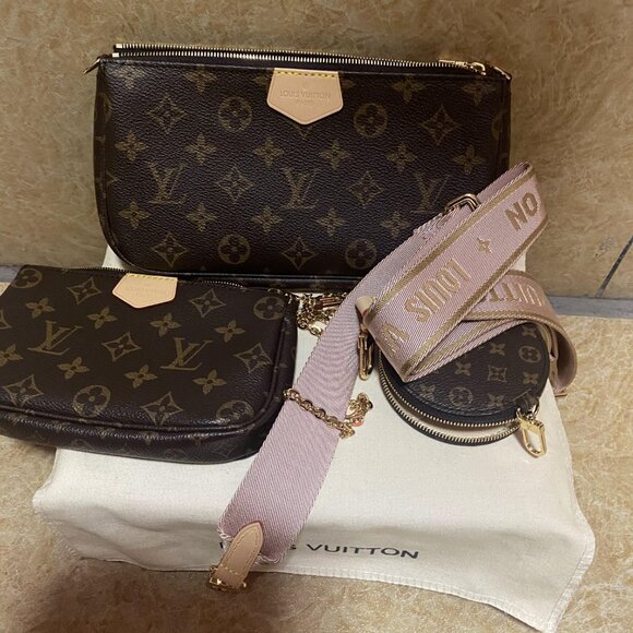Louis Vuitton Monogram Crossbody Bag Set - Picture 1 of 12